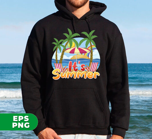 It's Summer, Love Summer, Beach Vibes, Summer Vibes, Digital Files, Png Sublimation