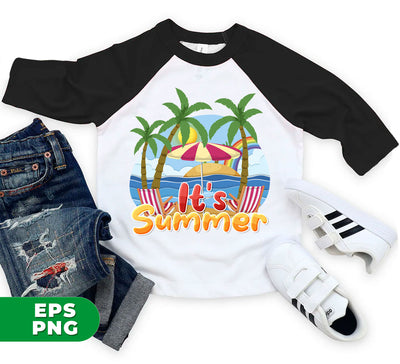 It's Summer, Love Summer, Beach Vibes, Summer Vibes, Digital Files, Png Sublimation