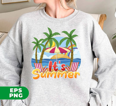 It's Summer, Love Summer, Beach Vibes, Summer Vibes, Digital Files, Png Sublimation