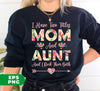 I Have Two Titles Mom And Aunt, And I Rock Them Both, Digital Files, Png Sublimation