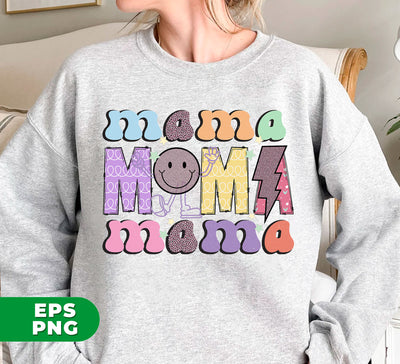 Mama Gift, Mother's Day Gift, Groovy Mama, Mom Gift, Digital Files, Png Sublimation