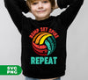 Bump Set Spike Repeat, Love Volleyball, Volleyball Team, Digital Files, Png Sublimation