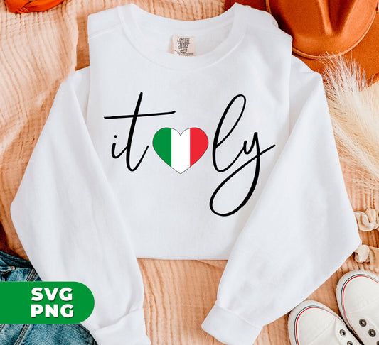 Italy With Love, Love Italy, Italy Respect, Italy Travel, Digital Files, Png Sublimation