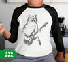 Cat Artist, Cat Guitarist, Love Music, Love Guitar, Music Lover, Digital Files, Png Sublimation