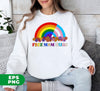 Free Mom Hugs, Groovy Flower, Pride Rainbow, LGBT Gift, LGBTQ+, Pride Month, Digital Files, Png Sublimation