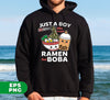 Ramen Lover Just A Boy Who Loves Ramen And Boba, Digital Files, Png Sublimation