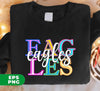 Eagles Love, Eagles School Pride, School Spirit Team, Back To School, Digital Files, Png Sublimation