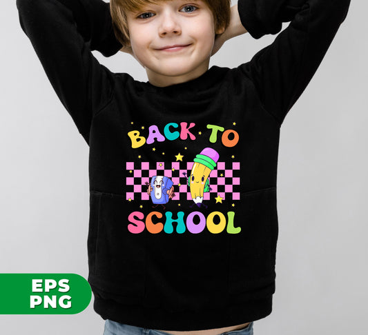 Back To School, Love School, Groovy School, Teacher Appreciate, Digital Files, Png Sublimation