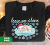 Leave Me Alone, Angry Cat, Cat Lying On A Cloud, Merry Christmas, Digital Files, Png Sublimation