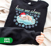 Leave Me Alone, Angry Cat, Cat Lying On A Cloud, Merry Christmas, Digital Files, Png Sublimation