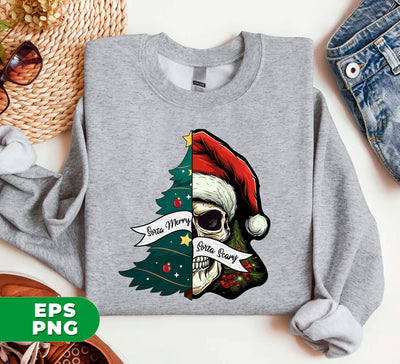 Sorta Merry, Sorta Scary, Sorta Spooky, Spooky Season, Happy Halloween, Merry Christmas, Digital Files, Png Sublimation