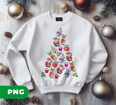 Merry Christmas, Xmas Tree, Xmas Icon, Snowman, Santa Lover, Digital Files, Png Sublimation