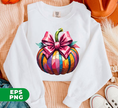 Thanksgiving Gift, Pink Ribbon, Halloween Gift, Cute Hallwoeen, Digital Files, Png Sublimation