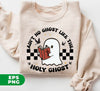 Ain't No Ghost Like The Holy Ghost, Bookworm Boo, Cute Ghost, Digital Files, Png Sublimation