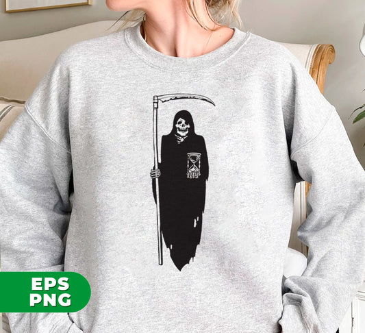 The Grim Reaper, Happy Halloween, Trendy Halloween, Horror Halloween, Digital Files, Png Sublimation