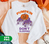 Horror Pumpkin, Don't Sleeping, Horror Night, Happy Halloween, Digital Files, Png Sublimation