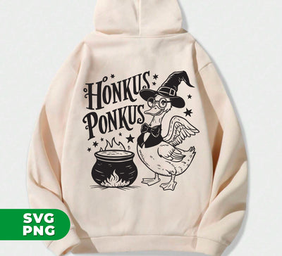 Honkus Ponkus, Hocus Pocus, Happy Halloween, Goose Halloween, Digital Files, Png Sublimation