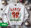 Santa University, Est 1836, Christmas Bow, Merry Christmas, Digital Files, Png Sublimation