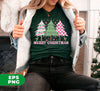 Pink Christmas, Christmas Tree, Pink Plaid Xmas Tree, Digital Files, Png Sublimation