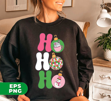 Ho Ho Ho, Funny Santa, Funny Christmas, Love Christmas, Digital Files, Png Sublimation