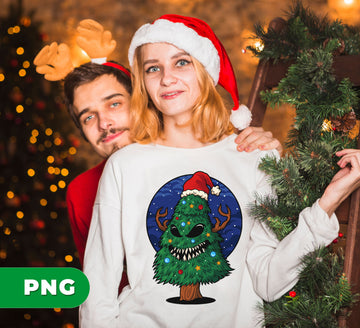 Horror Xmas, Christmas Tree, Horror Xmas Tree, Xmas Hat, Digital Files, Png Sublimation