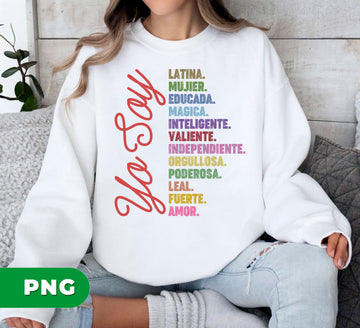 Yo Soy Latina Mujer Poderosa Shirt Rainbow Latinx Empowerment Tee Latina Pride Gift Mujer Fuerte Shirt Feminist Latina T Shirt