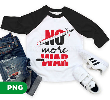 No More War PNG, Anti War Peace Protest Design, Activist Statement Graphic