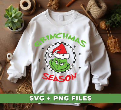 Grinchmas Season, Merry Christmas, Love Grinch, Digital Files, Png Sublimation