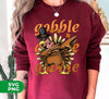 Gobble, Funny Turkey, Thanksgiving's Day, Fall Season, Digital Files, Png Sublimation