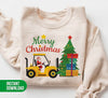 Merry Christmas, Santa Drive Tractor, Farmer Xmas, Digital Files, Png Sublimation