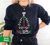 Nurse Christmas, Xmas Tree, Christmas Gift For Nurse, Digital Files, Png Sublimation