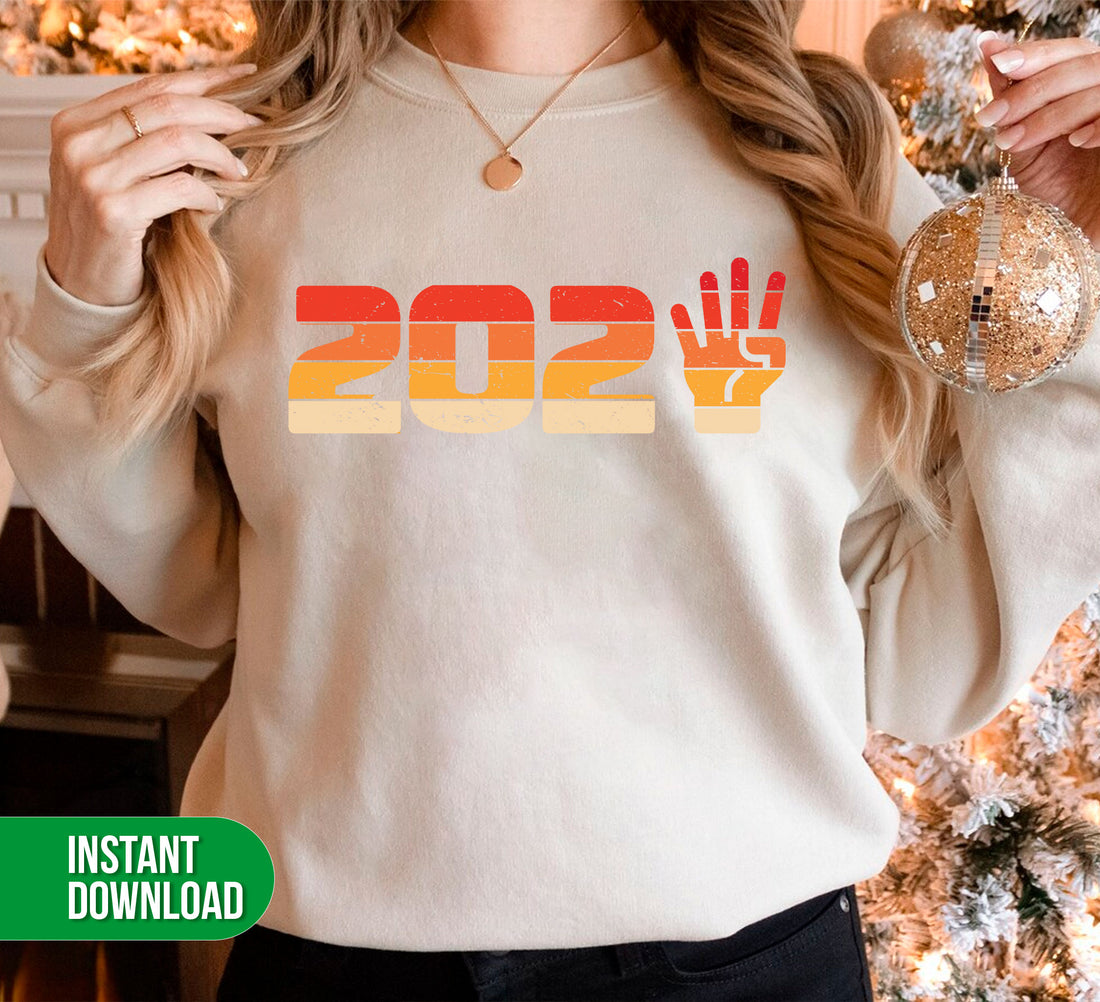 Celebrate the upcoming year with this high quality digital download. Receive the "Happy New Year, 2024 Is Coming" graphic with best wishes for the new year in PNG sublimation. Perfect for printing or designing your own greeting cards and decorations.