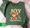 Joy To The Squirrel, Thanksgiving Squirrel, Squirrel Hold Hazelnut, Digital Files, Png Sublimation
