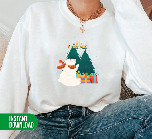 Snowman Christmas, Penguin Christmas, Cute Santa Claus, Trendy Christmas, Digital Files, Png Sublimation