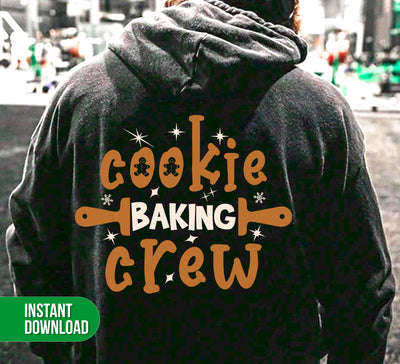 Cookie Baking Crew, Merry Christmas, Xmas Cookie, Trendy Christmas, Digital Files, Png Sublimation