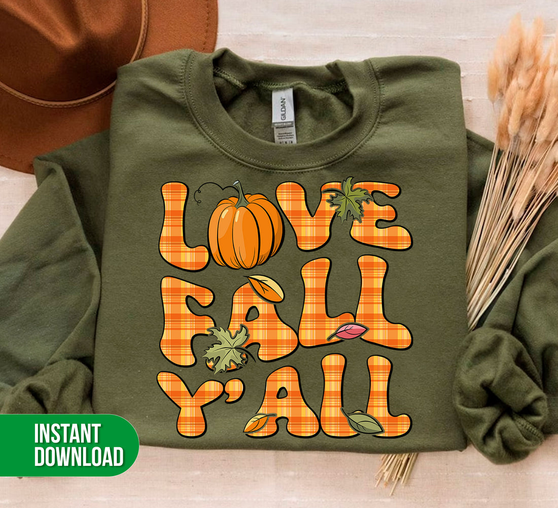 Impress your customers this fall season with our exclusive "Love Fall Y'all" digital files! Perfect for sublimation printing, these high-quality PNG files will elevate your fall designs with ease. Don't miss out on the opportunity to show your love for autumn with "Love Fall Y'all", "Love Fall", and "My Fall Season" designs. Available now!