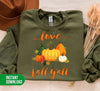 Love Fall Y'All, Fall Season, Fall Pumpkin, Love Fall, Digital Files, Png Sublimation