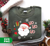 Cute Santa Claus, Ho Ho Ho Santa, Love Funny Santa, Trendy Christmas, Digital Files, Png Sublimation