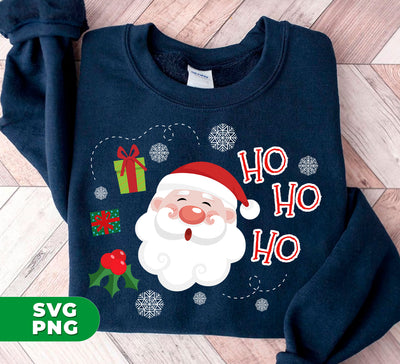 Cute Santa Claus, Ho Ho Ho Santa, Love Funny Santa, Trendy Christmas, Digital Files, Png Sublimation