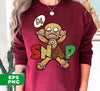 Oh Snap, Glitter Snap, Worry Gingerbread, Cute Gingerbread, Digital Files, Png Sublimation