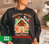 Christmas Bakery, Traditional Festive Treats, Gingerbread Family, Trendy Christmas, Digital Files, Png Sublimation