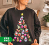 Christmas Tree Made By Xmas Element, Love Christmas Tree, Trendy Christmas, Digital Files, Png Sublimation