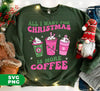 This trendy digital file, "All I Want For Christmas Is More Coffee", features a festive pink Christmas design perfect for sublimation. Add a unique touch to your holiday gifts with this fun and stylish PNG file. Get your caffeine fix and spread Christmas cheer with ease this year!