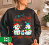 It's The Most Wonderful Time Of The Year, Snowman Family, Happy Family, Trendy Christmas, Digital Files, Png Sublimation