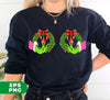 Funny Christmas, Grinch's Hands On The Boobs, Merry Titsmas, Digital Files, Png Sublimation