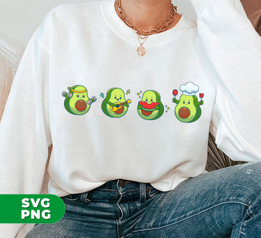 Indulge in your love for avocados with our digital files featuring cute avocado designs. Perfect for any avocado lover, our png sublimation files offer high-quality graphics. Download now and add a touch of fun to your projects.