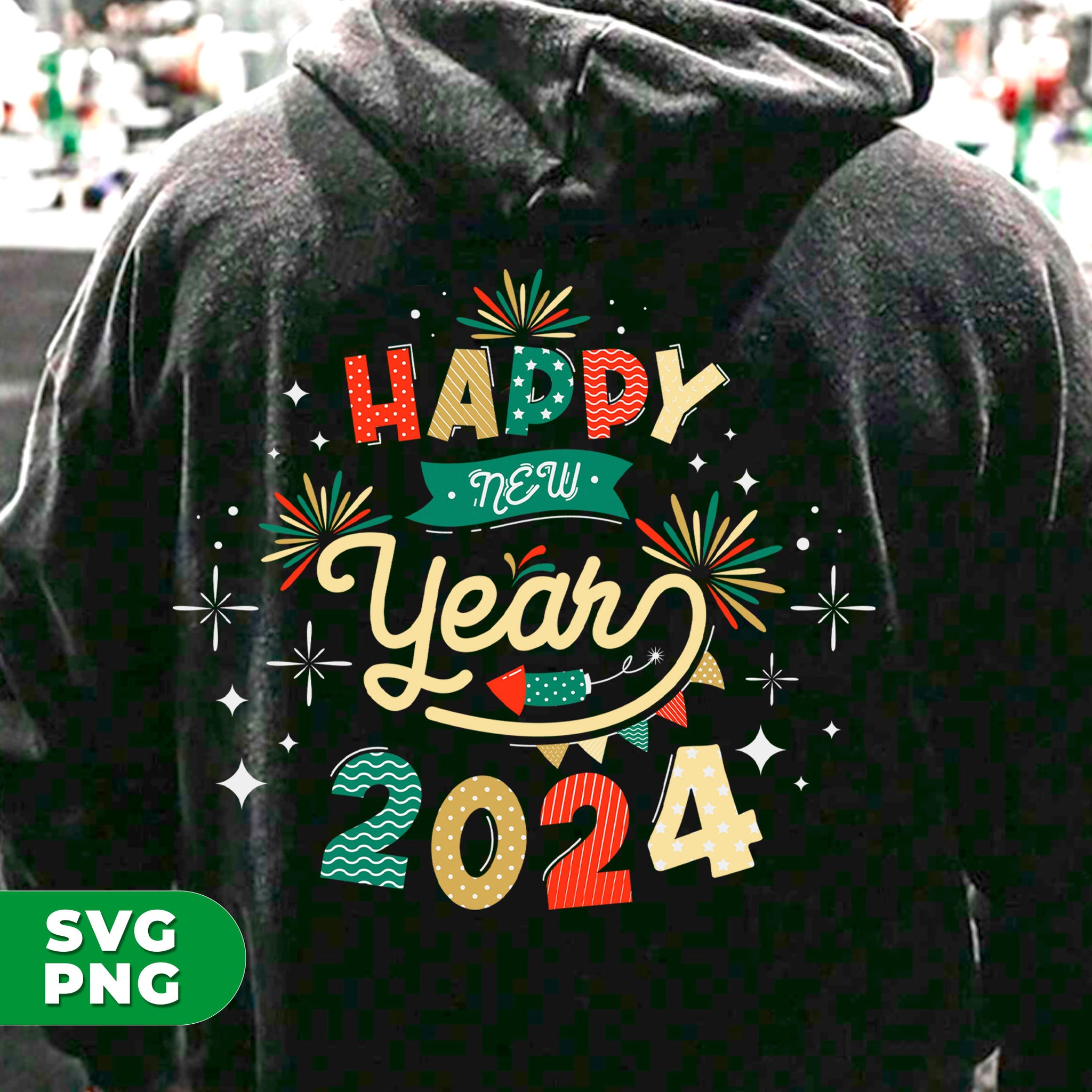 Celebrate the arrival of 2024 with our Happy New Year Fireworks digital files! These high-quality Png Sublimation designs capture the excitement and joy of the new year, perfect for all your festive projects. Start the year off with a bang and bring your designs to life with our vibrant graphics.
