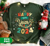 Happy New Year, 2024 New Year, New Year Fireworks, Digital Files, Png Sublimation