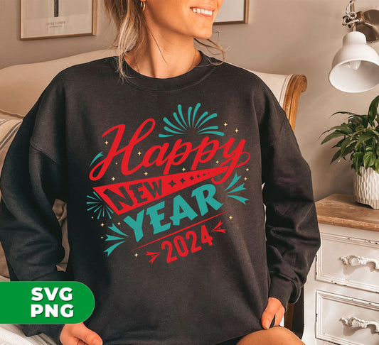 Celebrate the new year in style with Happy New Year 2024! This collection includes Happy New Year and Fireworks New Year designs in digital files for Png sublimation. Add a stunning and festive touch to your events and creations. Available now for a limited time.