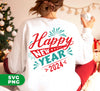 Happy New Year 2024, Happy New Year, Fireworks New Year, Digital Files, Png Sublimation